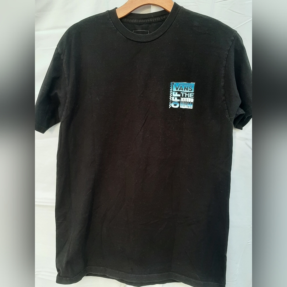 Vans Classic Fit Black T-Shirt - Logo Tee